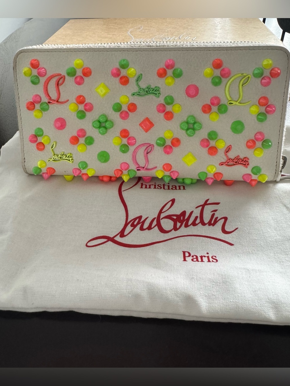 Christian Louboutin Panettone Spike Loubinthesky Continental Wallet. C,2019-2020